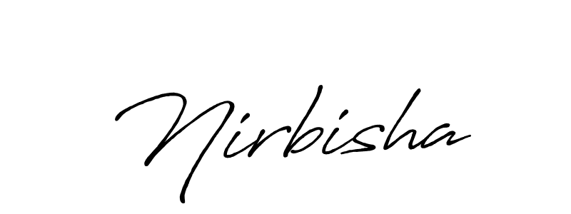 Best and Professional Signature Style for Nirbisha. Antro_Vectra_Bolder Best Signature Style Collection. Nirbisha signature style 7 images and pictures png