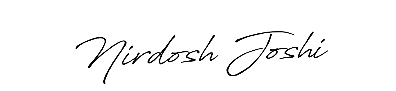 How to Draw Nirdosh Joshi signature style? Antro_Vectra_Bolder is a latest design signature styles for name Nirdosh Joshi. Nirdosh Joshi signature style 7 images and pictures png
