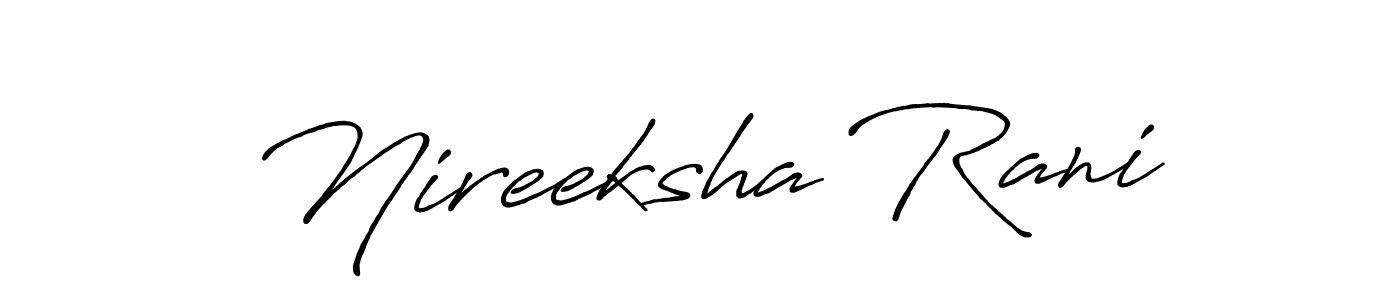 Once you've used our free online signature maker to create your best signature Antro_Vectra_Bolder style, it's time to enjoy all of the benefits that Nireeksha Rani name signing documents. Nireeksha Rani signature style 7 images and pictures png