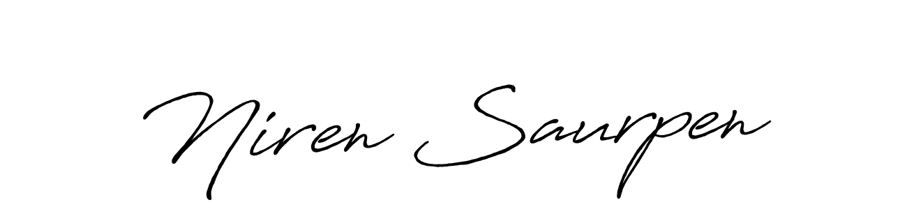 You can use this online signature creator to create a handwritten signature for the name Niren Saurpen. This is the best online autograph maker. Niren Saurpen signature style 7 images and pictures png