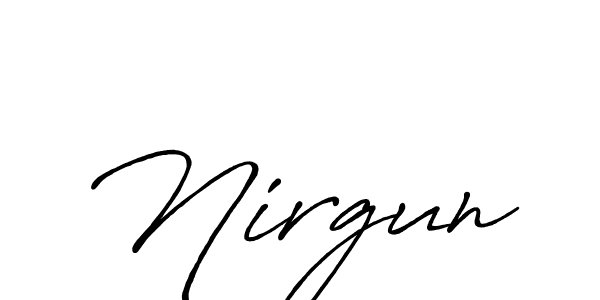 Also You can easily find your signature by using the search form. We will create Nirgun name handwritten signature images for you free of cost using Antro_Vectra_Bolder sign style. Nirgun signature style 7 images and pictures png