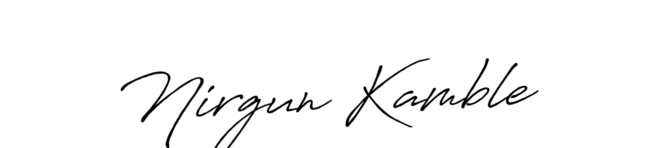 This is the best signature style for the Nirgun Kamble name. Also you like these signature font (Antro_Vectra_Bolder). Mix name signature. Nirgun Kamble signature style 7 images and pictures png