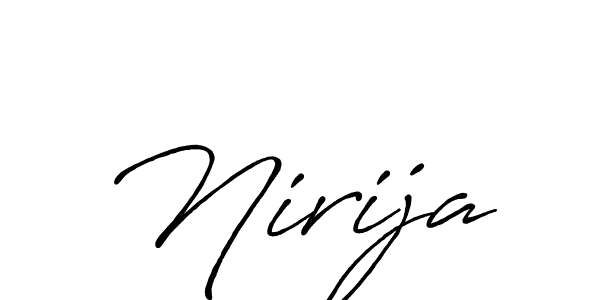 It looks lik you need a new signature style for name Nirija. Design unique handwritten (Antro_Vectra_Bolder) signature with our free signature maker in just a few clicks. Nirija signature style 7 images and pictures png