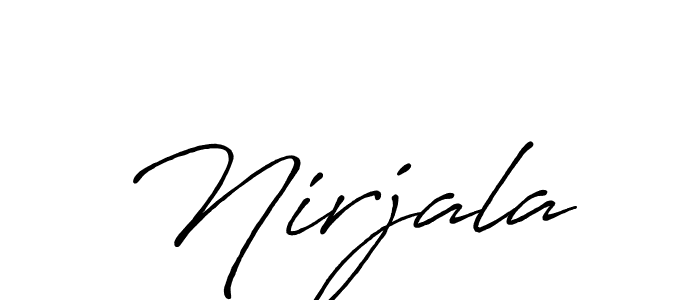 Once you've used our free online signature maker to create your best signature Antro_Vectra_Bolder style, it's time to enjoy all of the benefits that Nirjala name signing documents. Nirjala signature style 7 images and pictures png