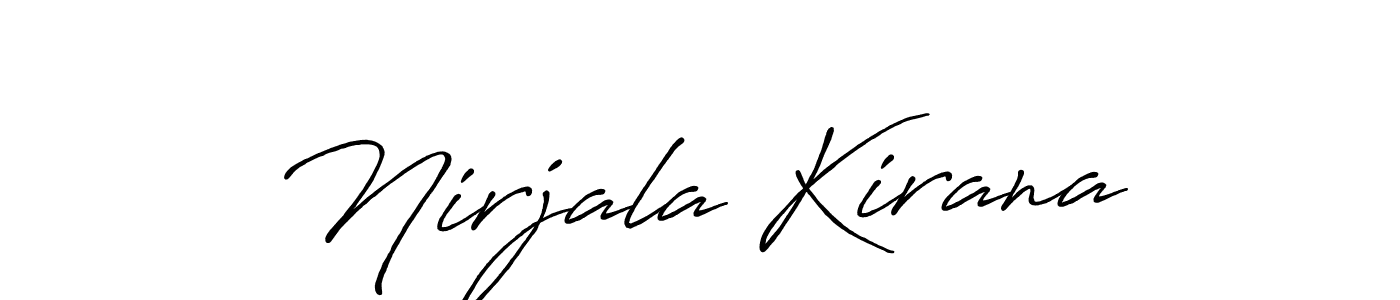 How to Draw Nirjala Kirana signature style? Antro_Vectra_Bolder is a latest design signature styles for name Nirjala Kirana. Nirjala Kirana signature style 7 images and pictures png