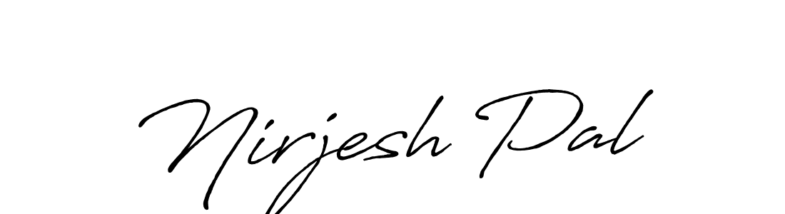 Once you've used our free online signature maker to create your best signature Antro_Vectra_Bolder style, it's time to enjoy all of the benefits that Nirjesh Pal name signing documents. Nirjesh Pal signature style 7 images and pictures png