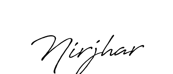 Once you've used our free online signature maker to create your best signature Antro_Vectra_Bolder style, it's time to enjoy all of the benefits that Nirjhar name signing documents. Nirjhar signature style 7 images and pictures png