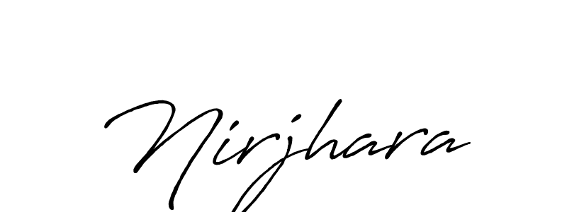 Also You can easily find your signature by using the search form. We will create Nirjhara name handwritten signature images for you free of cost using Antro_Vectra_Bolder sign style. Nirjhara signature style 7 images and pictures png