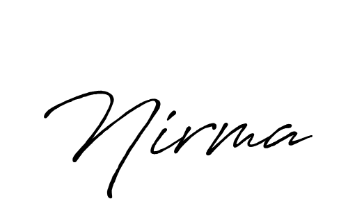 Also we have Nirma name is the best signature style. Create professional handwritten signature collection using Antro_Vectra_Bolder autograph style. Nirma signature style 7 images and pictures png