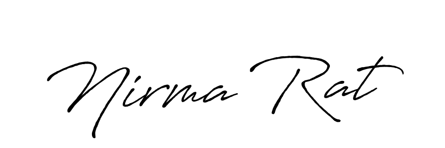 How to make Nirma Rat signature? Antro_Vectra_Bolder is a professional autograph style. Create handwritten signature for Nirma Rat name. Nirma Rat signature style 7 images and pictures png