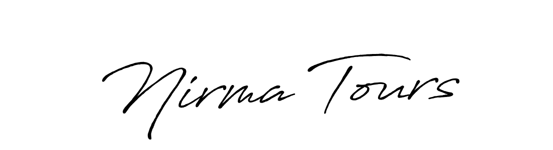 How to Draw Nirma Tours signature style? Antro_Vectra_Bolder is a latest design signature styles for name Nirma Tours. Nirma Tours signature style 7 images and pictures png