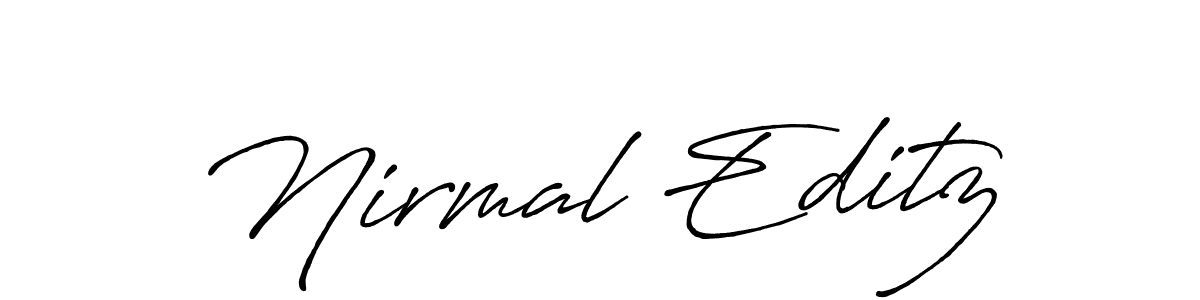 if you are searching for the best signature style for your name Nirmal Editz. so please give up your signature search. here we have designed multiple signature styles  using Antro_Vectra_Bolder. Nirmal Editz signature style 7 images and pictures png