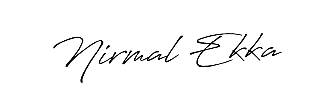 Once you've used our free online signature maker to create your best signature Antro_Vectra_Bolder style, it's time to enjoy all of the benefits that Nirmal Ekka name signing documents. Nirmal Ekka signature style 7 images and pictures png