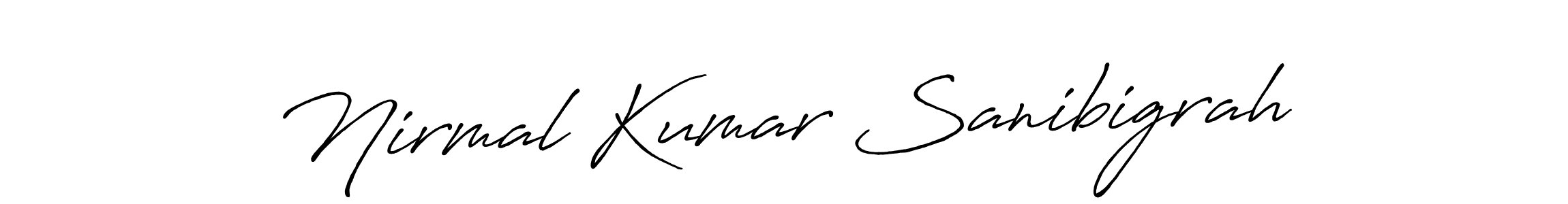 Design your own signature with our free online signature maker. With this signature software, you can create a handwritten (Antro_Vectra_Bolder) signature for name Nirmal Kumar Sanibigrah. Nirmal Kumar Sanibigrah signature style 7 images and pictures png