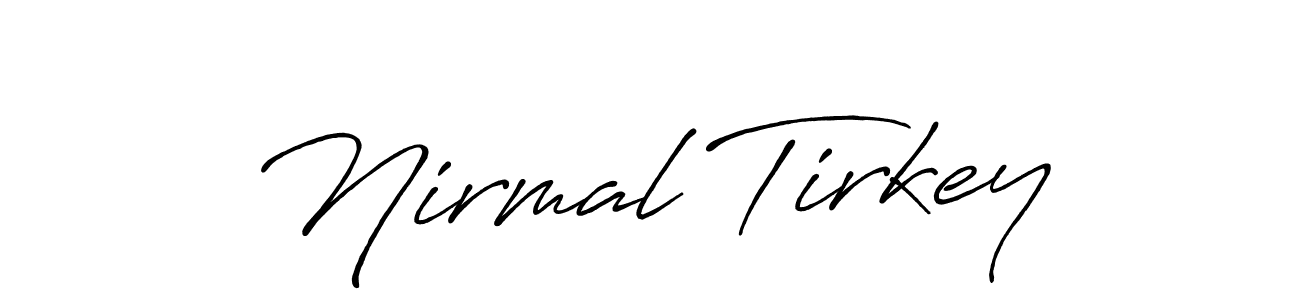 Use a signature maker to create a handwritten signature online. With this signature software, you can design (Antro_Vectra_Bolder) your own signature for name Nirmal Tirkey. Nirmal Tirkey signature style 7 images and pictures png