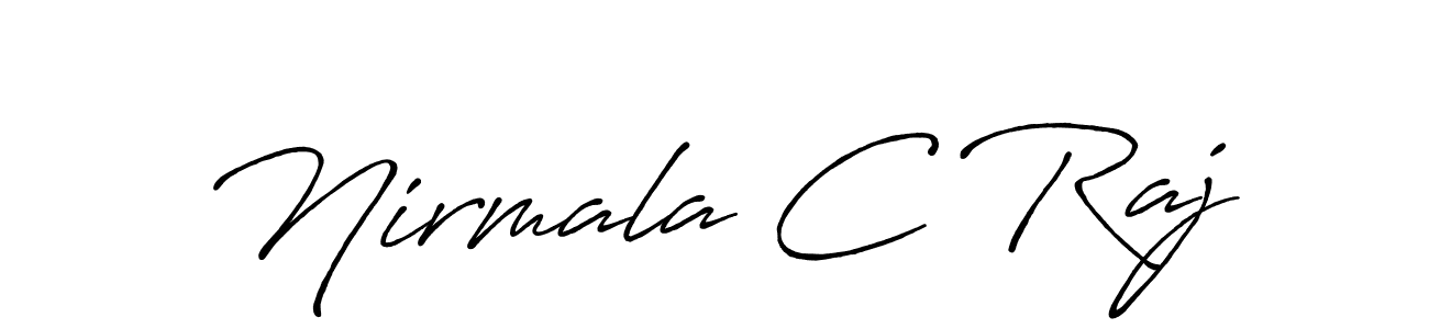 Once you've used our free online signature maker to create your best signature Antro_Vectra_Bolder style, it's time to enjoy all of the benefits that Nirmala C Raj name signing documents. Nirmala C Raj signature style 7 images and pictures png