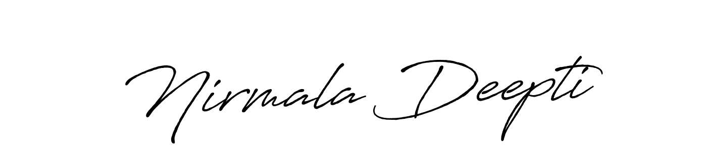 See photos of Nirmala Deepti official signature by Spectra . Check more albums & portfolios. Read reviews & check more about Antro_Vectra_Bolder font. Nirmala Deepti signature style 7 images and pictures png