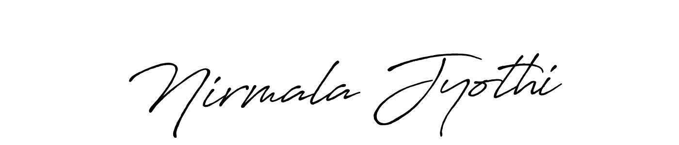 Similarly Antro_Vectra_Bolder is the best handwritten signature design. Signature creator online .You can use it as an online autograph creator for name Nirmala Jyothi. Nirmala Jyothi signature style 7 images and pictures png