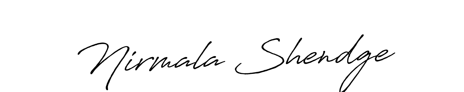 Make a beautiful signature design for name Nirmala Shendge. Use this online signature maker to create a handwritten signature for free. Nirmala Shendge signature style 7 images and pictures png