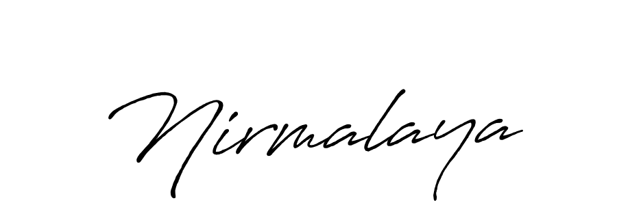 Antro_Vectra_Bolder is a professional signature style that is perfect for those who want to add a touch of class to their signature. It is also a great choice for those who want to make their signature more unique. Get Nirmalaya name to fancy signature for free. Nirmalaya signature style 7 images and pictures png
