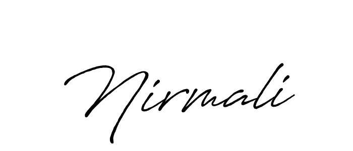 Once you've used our free online signature maker to create your best signature Antro_Vectra_Bolder style, it's time to enjoy all of the benefits that Nirmali name signing documents. Nirmali signature style 7 images and pictures png