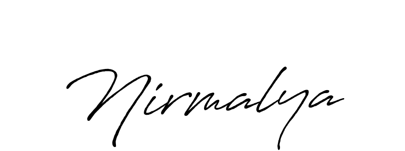 Also You can easily find your signature by using the search form. We will create Nirmalya name handwritten signature images for you free of cost using Antro_Vectra_Bolder sign style. Nirmalya signature style 7 images and pictures png