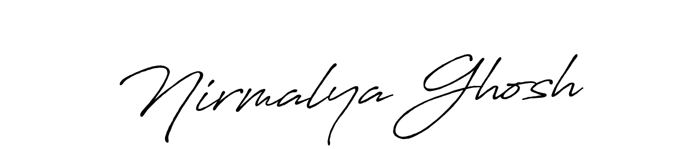 The best way (Antro_Vectra_Bolder) to make a short signature is to pick only two or three words in your name. The name Nirmalya Ghosh include a total of six letters. For converting this name. Nirmalya Ghosh signature style 7 images and pictures png