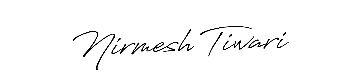 How to Draw Nirmesh Tiwari signature style? Antro_Vectra_Bolder is a latest design signature styles for name Nirmesh Tiwari. Nirmesh Tiwari signature style 7 images and pictures png