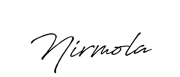 How to Draw Nirmola signature style? Antro_Vectra_Bolder is a latest design signature styles for name Nirmola. Nirmola signature style 7 images and pictures png