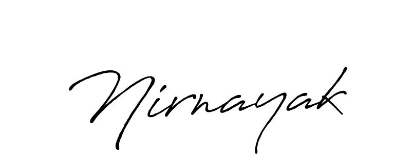 How to make Nirnayak name signature. Use Antro_Vectra_Bolder style for creating short signs online. This is the latest handwritten sign. Nirnayak signature style 7 images and pictures png