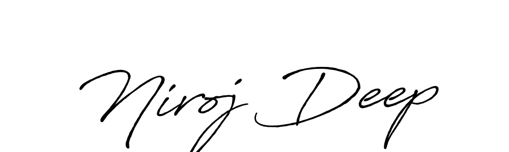 Also we have Niroj Deep name is the best signature style. Create professional handwritten signature collection using Antro_Vectra_Bolder autograph style. Niroj Deep signature style 7 images and pictures png