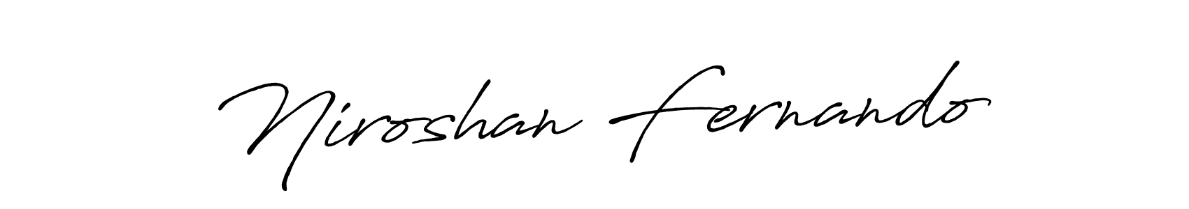 This is the best signature style for the Niroshan Fernando name. Also you like these signature font (Antro_Vectra_Bolder). Mix name signature. Niroshan Fernando signature style 7 images and pictures png