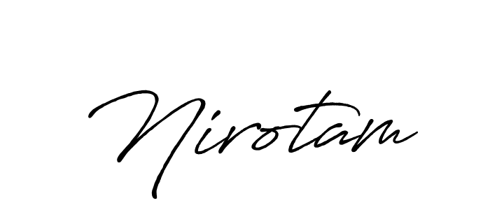 Make a beautiful signature design for name Nirotam. Use this online signature maker to create a handwritten signature for free. Nirotam signature style 7 images and pictures png