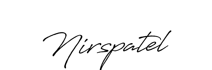 if you are searching for the best signature style for your name Nirspatel. so please give up your signature search. here we have designed multiple signature styles  using Antro_Vectra_Bolder. Nirspatel signature style 7 images and pictures png