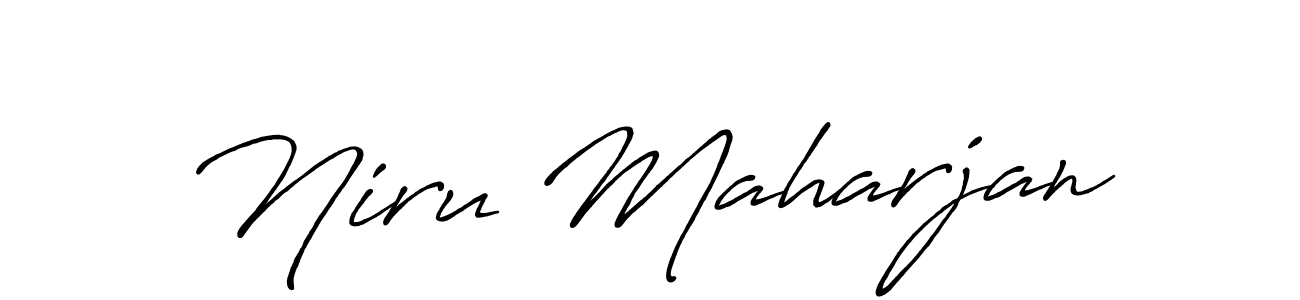 You should practise on your own different ways (Antro_Vectra_Bolder) to write your name (Niru Maharjan) in signature. don't let someone else do it for you. Niru Maharjan signature style 7 images and pictures png