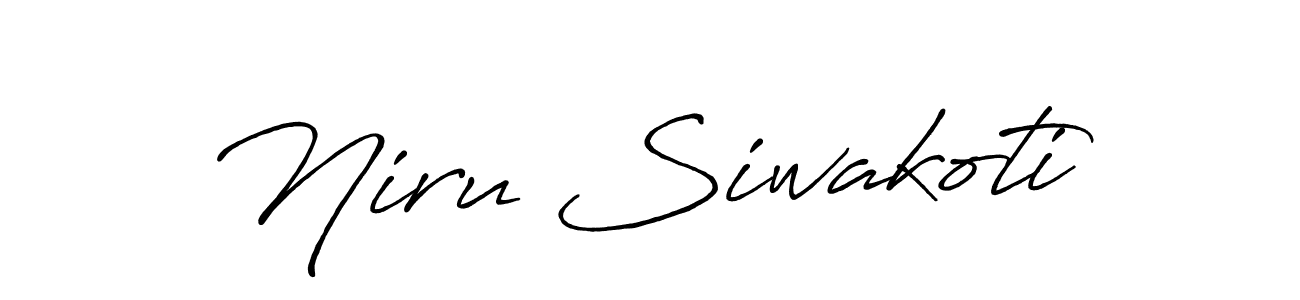 Similarly Antro_Vectra_Bolder is the best handwritten signature design. Signature creator online .You can use it as an online autograph creator for name Niru Siwakoti. Niru Siwakoti signature style 7 images and pictures png