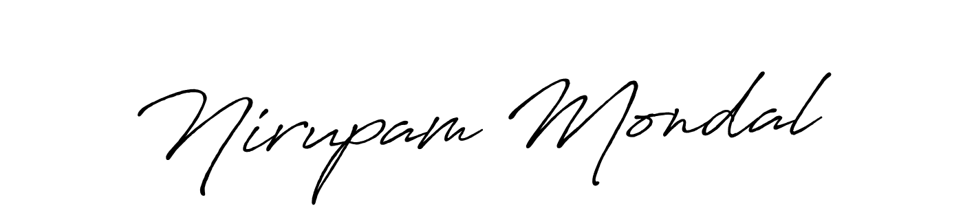 It looks lik you need a new signature style for name Nirupam Mondal. Design unique handwritten (Antro_Vectra_Bolder) signature with our free signature maker in just a few clicks. Nirupam Mondal signature style 7 images and pictures png