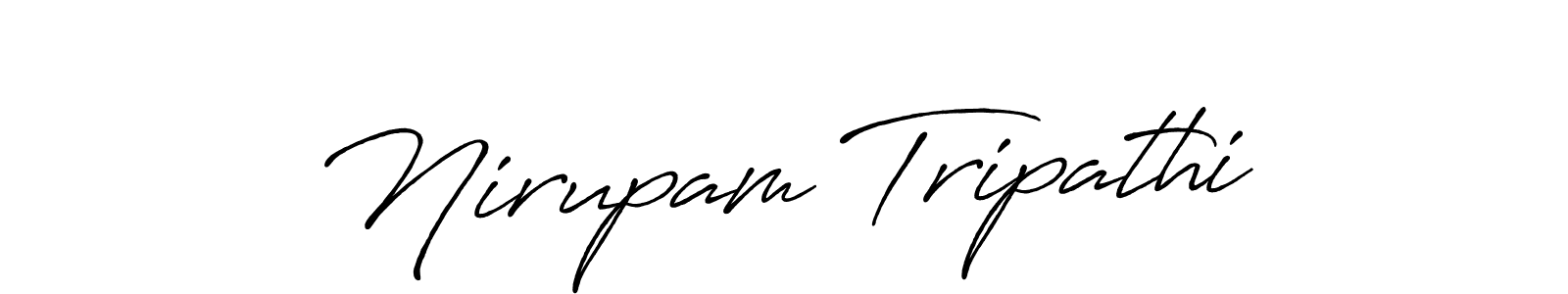 Use a signature maker to create a handwritten signature online. With this signature software, you can design (Antro_Vectra_Bolder) your own signature for name Nirupam Tripathi. Nirupam Tripathi signature style 7 images and pictures png