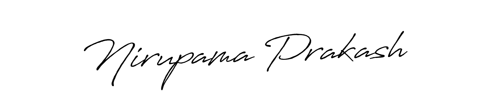 Design your own signature with our free online signature maker. With this signature software, you can create a handwritten (Antro_Vectra_Bolder) signature for name Nirupama Prakash. Nirupama Prakash signature style 7 images and pictures png