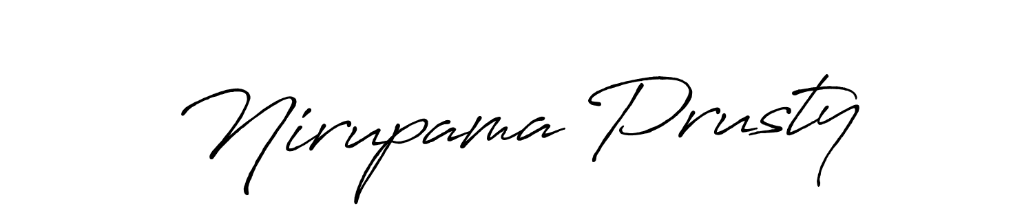 Antro_Vectra_Bolder is a professional signature style that is perfect for those who want to add a touch of class to their signature. It is also a great choice for those who want to make their signature more unique. Get Nirupama Prusty name to fancy signature for free. Nirupama Prusty signature style 7 images and pictures png
