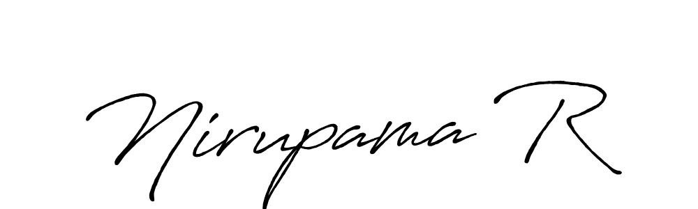 Once you've used our free online signature maker to create your best signature Antro_Vectra_Bolder style, it's time to enjoy all of the benefits that Nirupama R name signing documents. Nirupama R signature style 7 images and pictures png