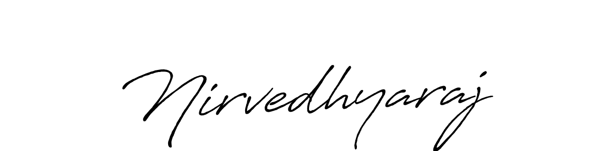 How to make Nirvedhyaraj signature? Antro_Vectra_Bolder is a professional autograph style. Create handwritten signature for Nirvedhyaraj name. Nirvedhyaraj signature style 7 images and pictures png