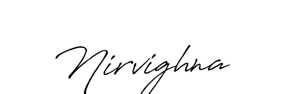 Antro_Vectra_Bolder is a professional signature style that is perfect for those who want to add a touch of class to their signature. It is also a great choice for those who want to make their signature more unique. Get Nirvighna name to fancy signature for free. Nirvighna signature style 7 images and pictures png