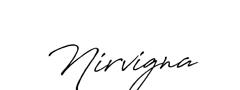 Best and Professional Signature Style for Nirvigna. Antro_Vectra_Bolder Best Signature Style Collection. Nirvigna signature style 7 images and pictures png