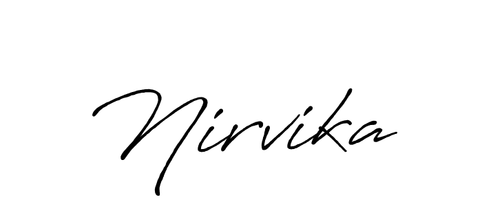 How to Draw Nirvika signature style? Antro_Vectra_Bolder is a latest design signature styles for name Nirvika. Nirvika signature style 7 images and pictures png