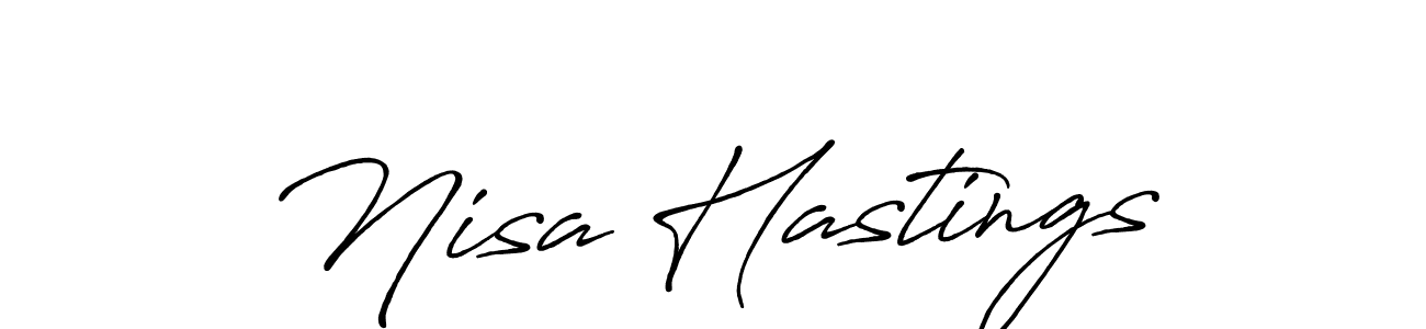 Here are the top 10 professional signature styles for the name Nisa Hastings. These are the best autograph styles you can use for your name. Nisa Hastings signature style 7 images and pictures png