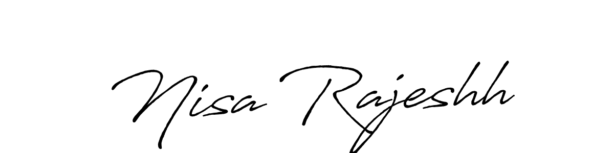 It looks lik you need a new signature style for name Nisa Rajeshh. Design unique handwritten (Antro_Vectra_Bolder) signature with our free signature maker in just a few clicks. Nisa Rajeshh signature style 7 images and pictures png