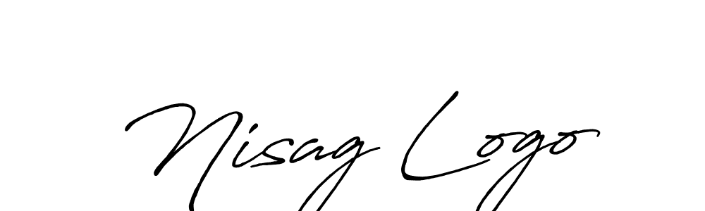 The best way (Antro_Vectra_Bolder) to make a short signature is to pick only two or three words in your name. The name Nisag Logo include a total of six letters. For converting this name. Nisag Logo signature style 7 images and pictures png