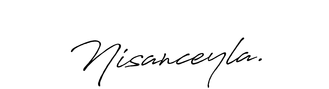 Also we have Nisanceyla. name is the best signature style. Create professional handwritten signature collection using Antro_Vectra_Bolder autograph style. Nisanceyla. signature style 7 images and pictures png