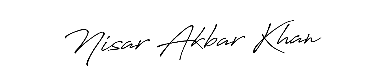 Once you've used our free online signature maker to create your best signature Antro_Vectra_Bolder style, it's time to enjoy all of the benefits that Nisar Akbar Khan name signing documents. Nisar Akbar Khan signature style 7 images and pictures png